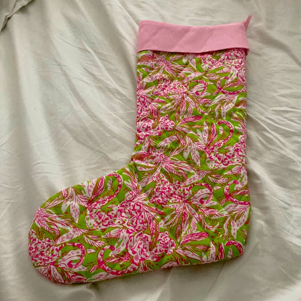 Lilly Pulitzer Christmas Stocking